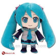 custom promotional lovely hatsune miku plush doll